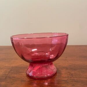 Pilgrim Rose-Tinted Glass Dish